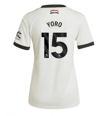 Manchester United Leny Yoro #15 Tredjetröja Dam 2024-25 Kortärmad